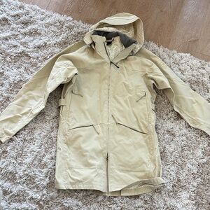 REI Tan Hooded Nylon Jacket